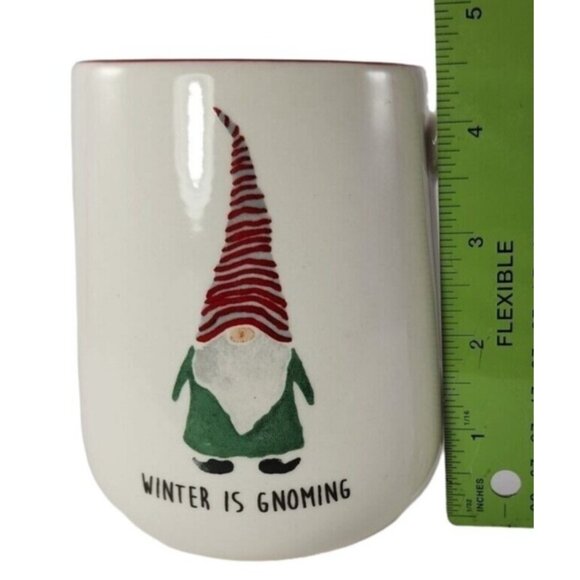 DEI Christmas Gnome Mug Winter Is Coming Coffee Cup Drinkware Holiday Cocoa - Picture 9 of 9
